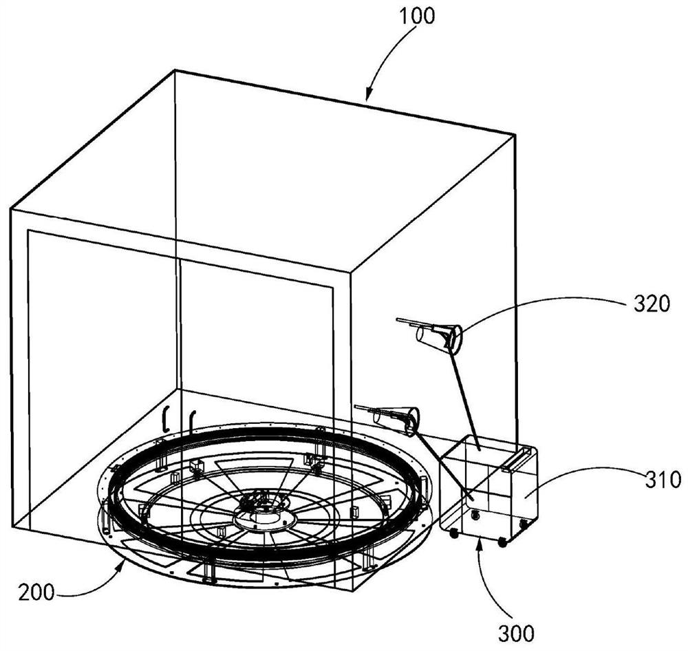 Dust removal system and dust removal method for electrical screen cabinet