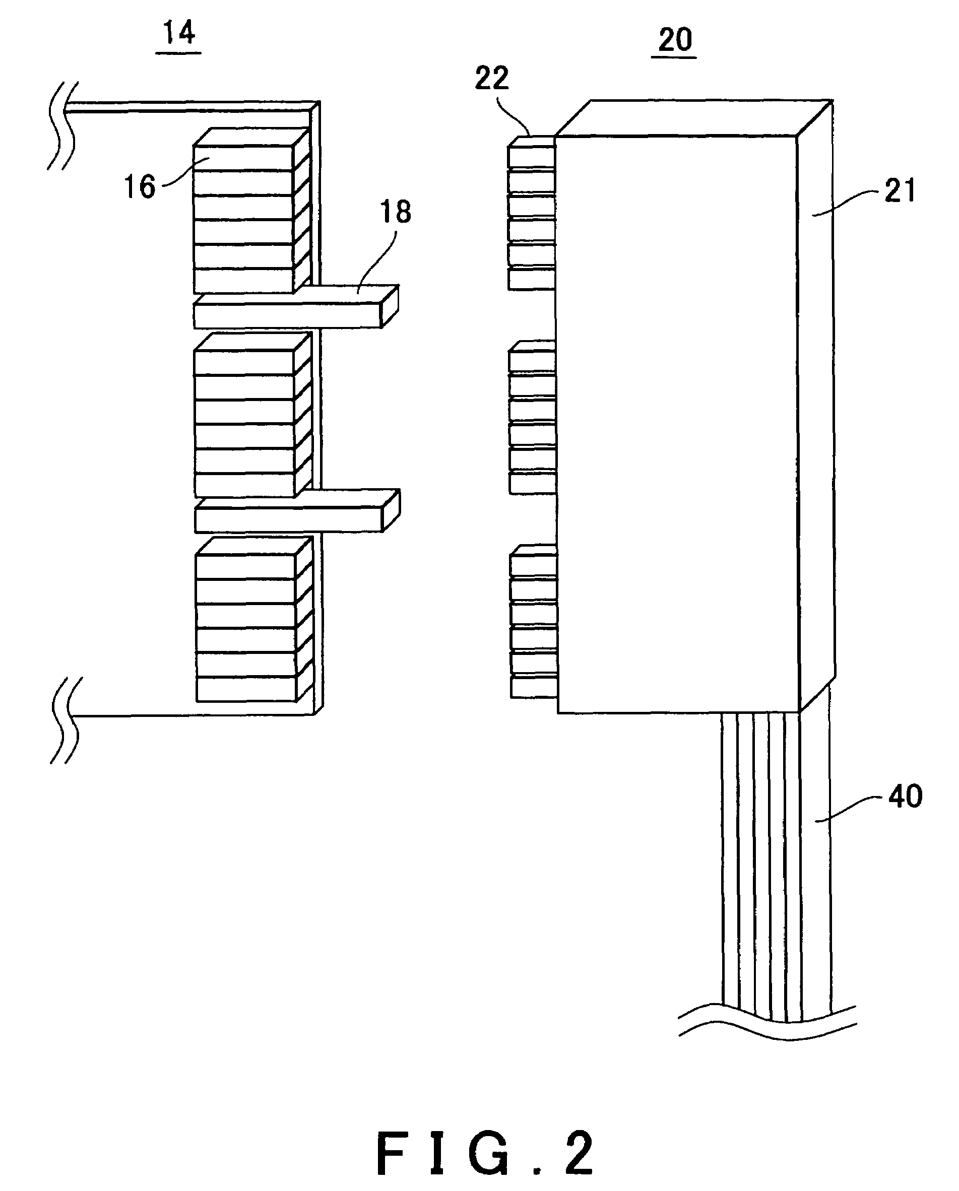 Electronic device test apparatus with optical cables