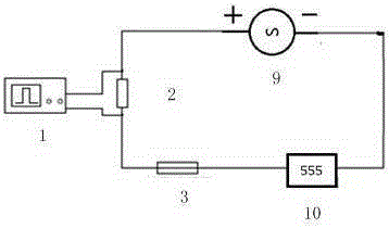 A method of measuring the ability to resist surge current impact