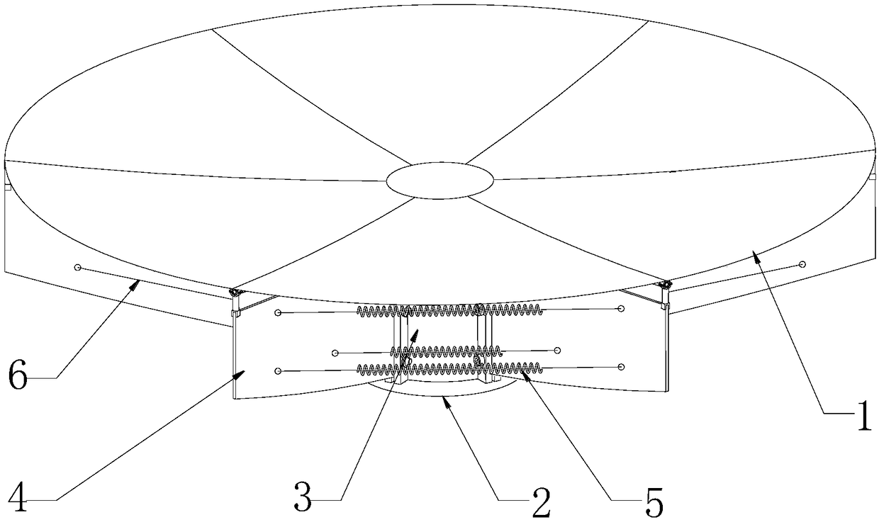 Flexible rib unfoldable antenna apparatus with active profile adjustment function