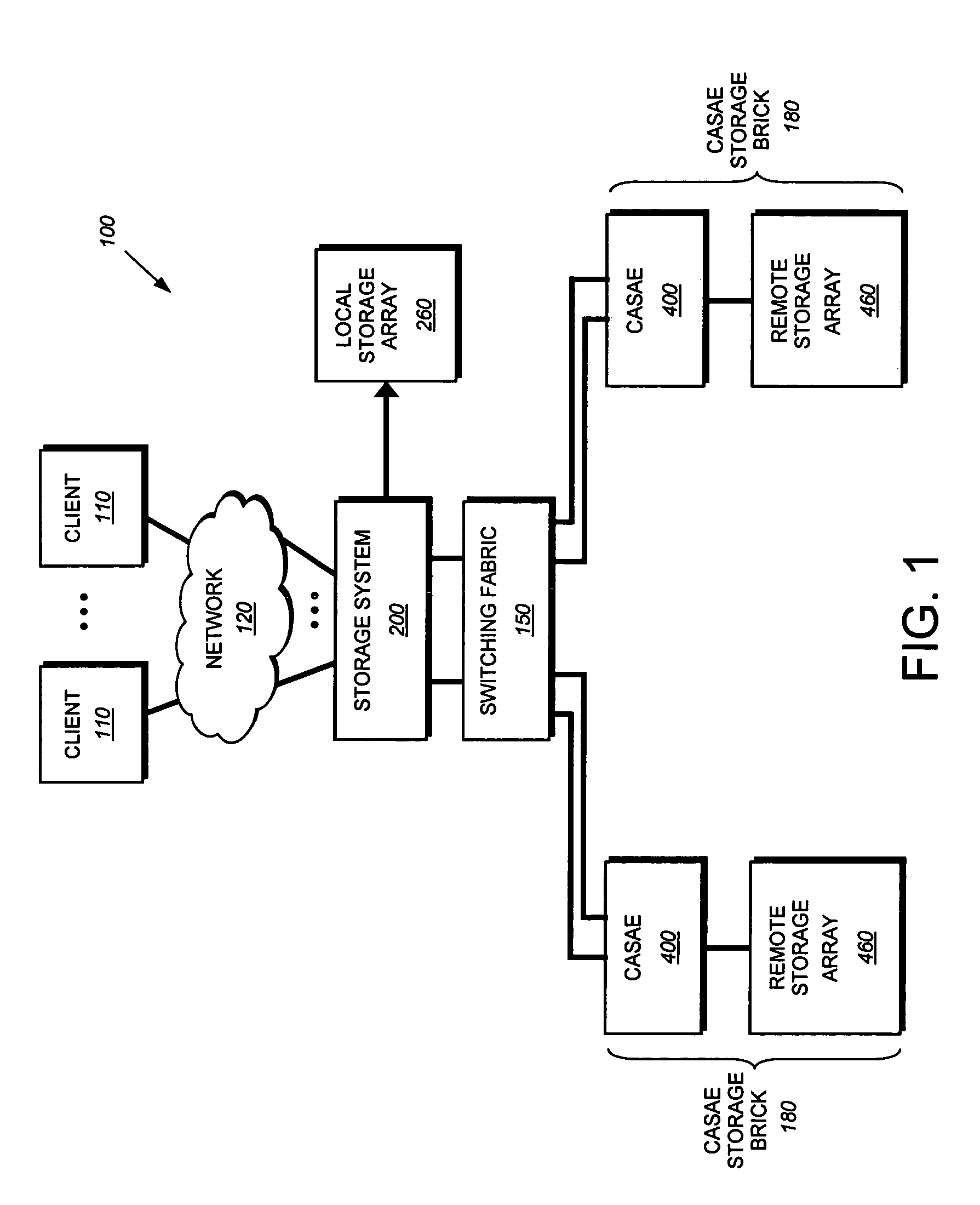 Content addressable storage array element