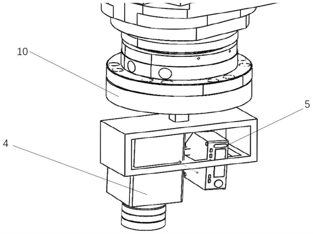 Workpiece reference surface positioning detection device and method