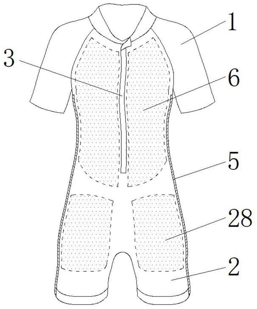 Buoyancy swimsuit capable of adjusting buoyancy