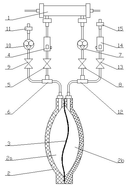 Liquid level detection balance device used for hemodialysis