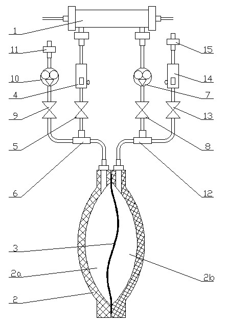 Liquid level detection balance device used for hemodialysis