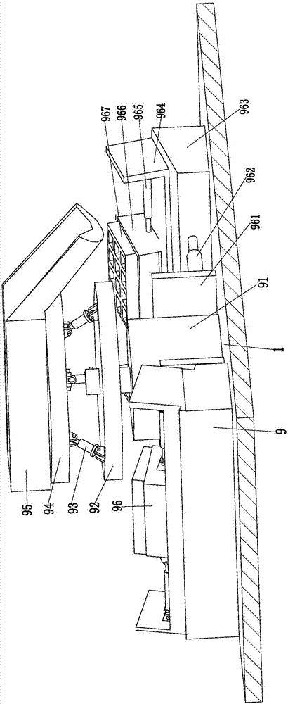 Automatic finishing device specially used for secondary recovery of glass beer bottles