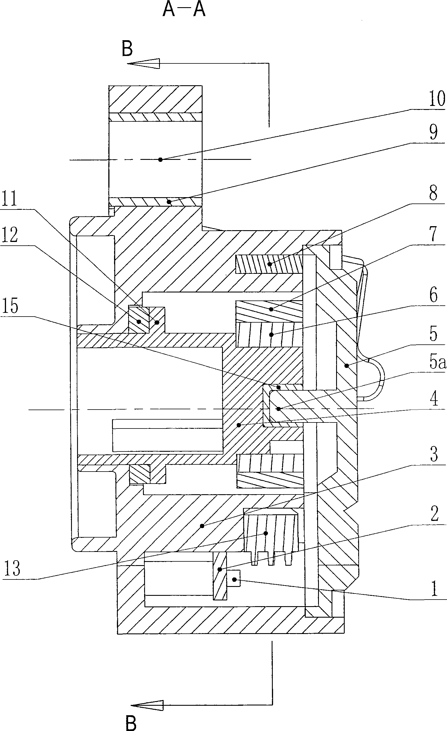 Non-contact single signal throttle position sensor