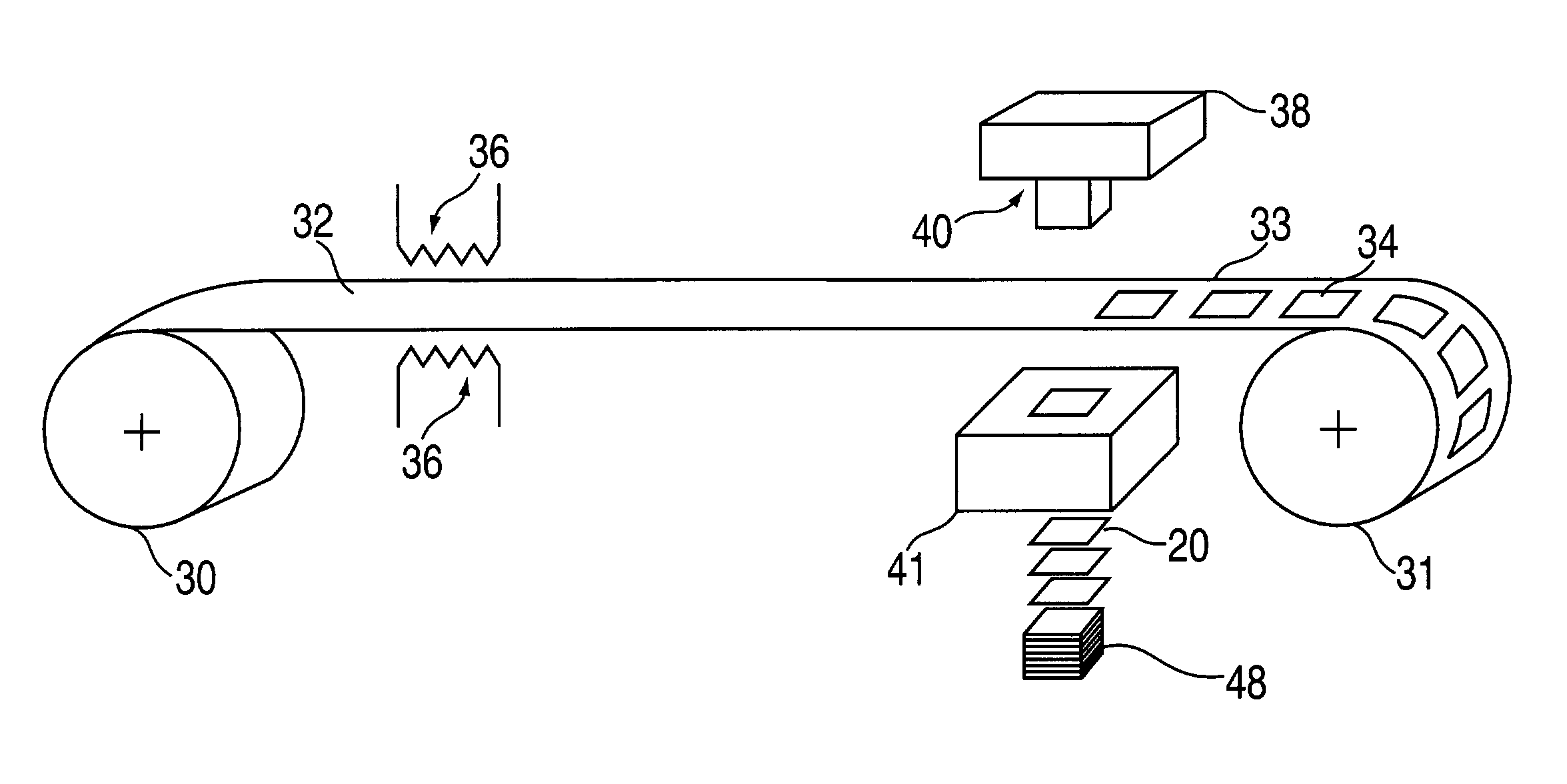 Bulk stamped amorphous metal magnetic component