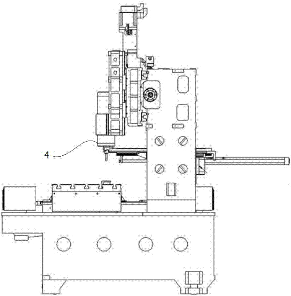 Multi-head machining center and tool changing method using multi-head machining center