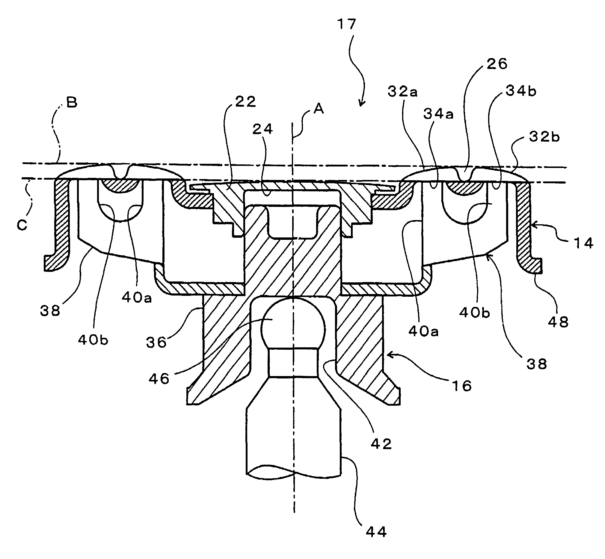 Rotary type electric shaver