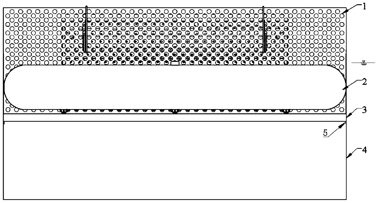 Expandable floating breakwater