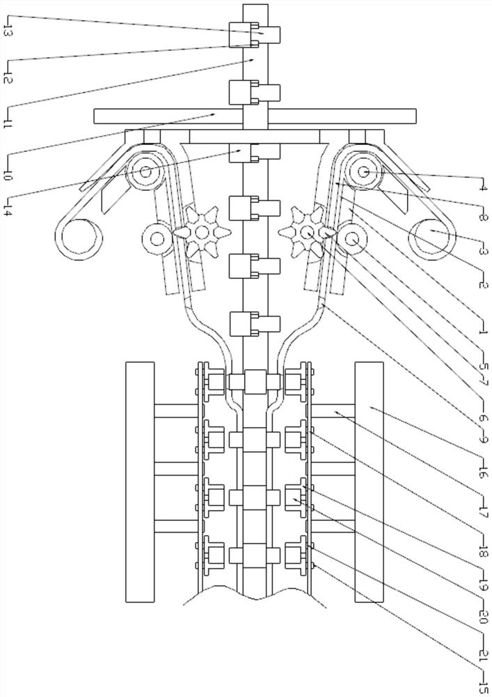 An accompanying cell positioning assembly line