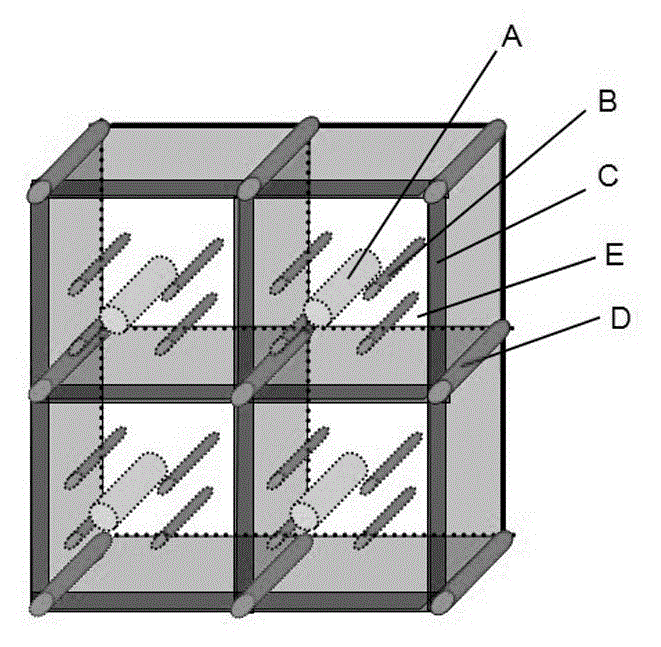 A device and method for producing a novel plasmonic photonic crystal with five refractive indices