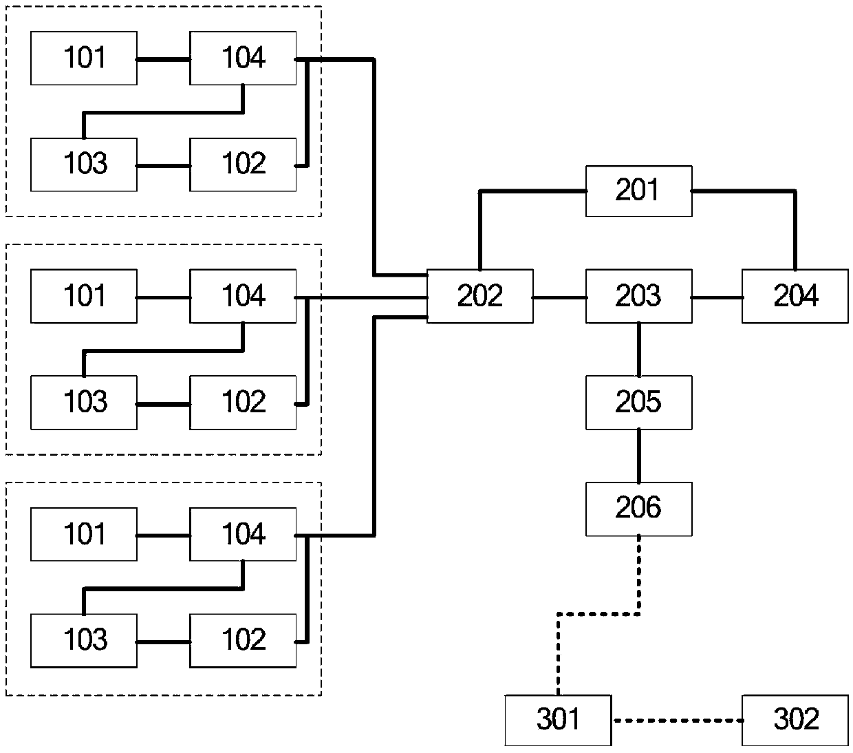 Domestic humidifier control system based on power line carrier