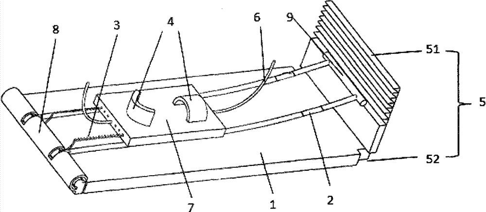 Auxiliary trainer used after knee joint replacement and use method of auxiliary trainer