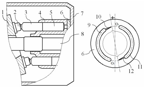 Low-noise axial plunger pump based on average pressure