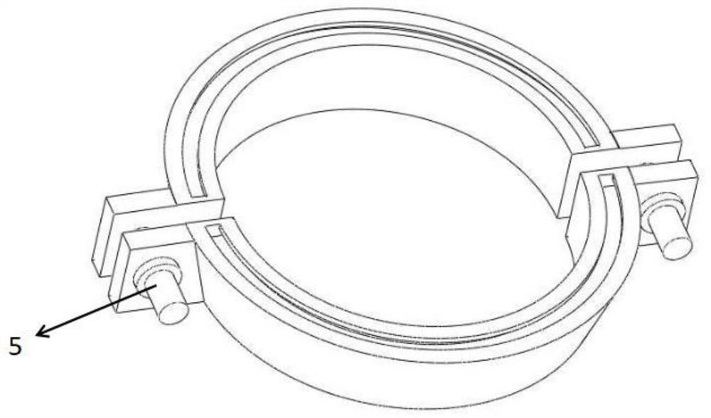 A positioning device for x-ray detection of gis equipment