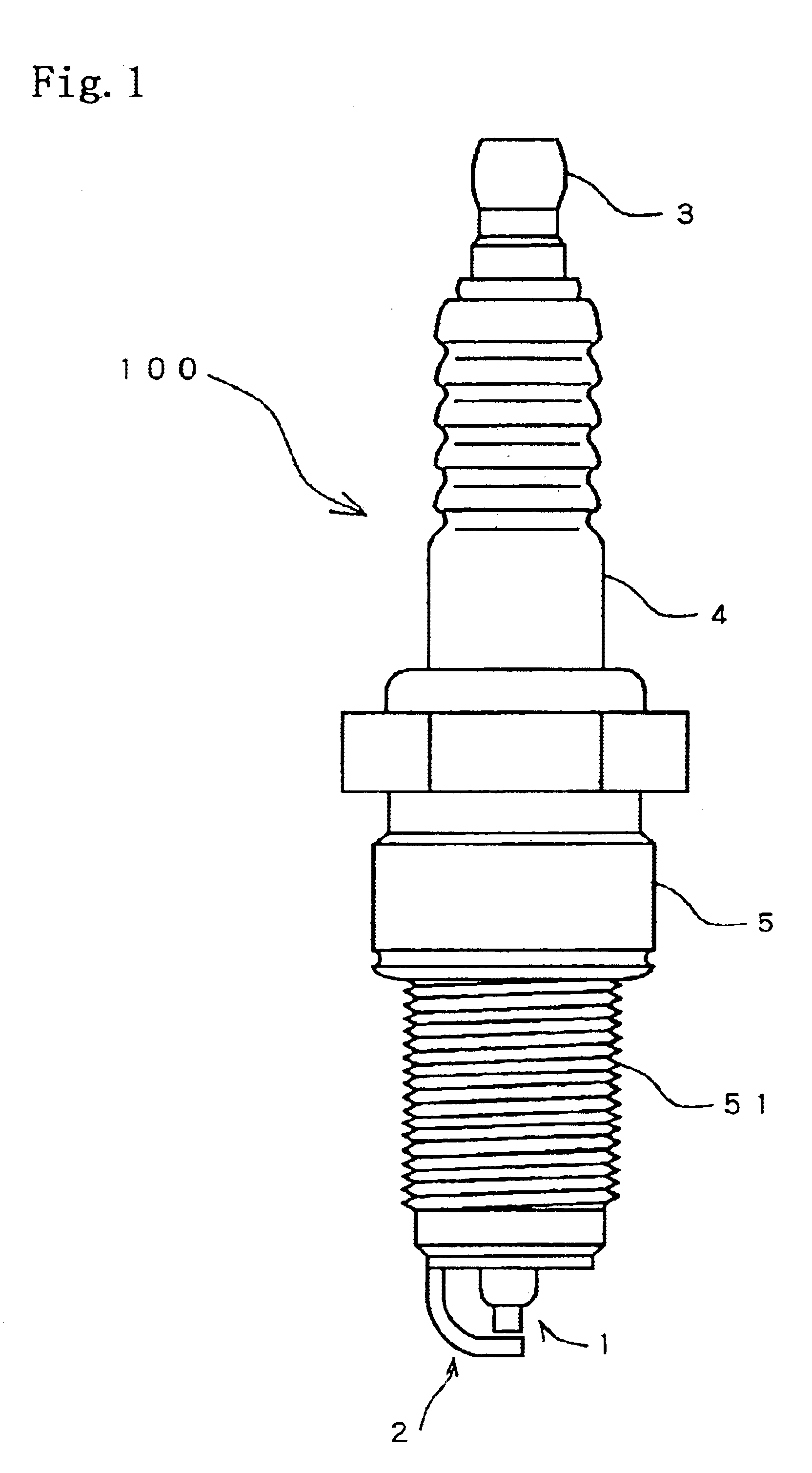 Spark plug internal combustion engine