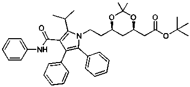 Method for preparing atorvastatin calcium intermediate