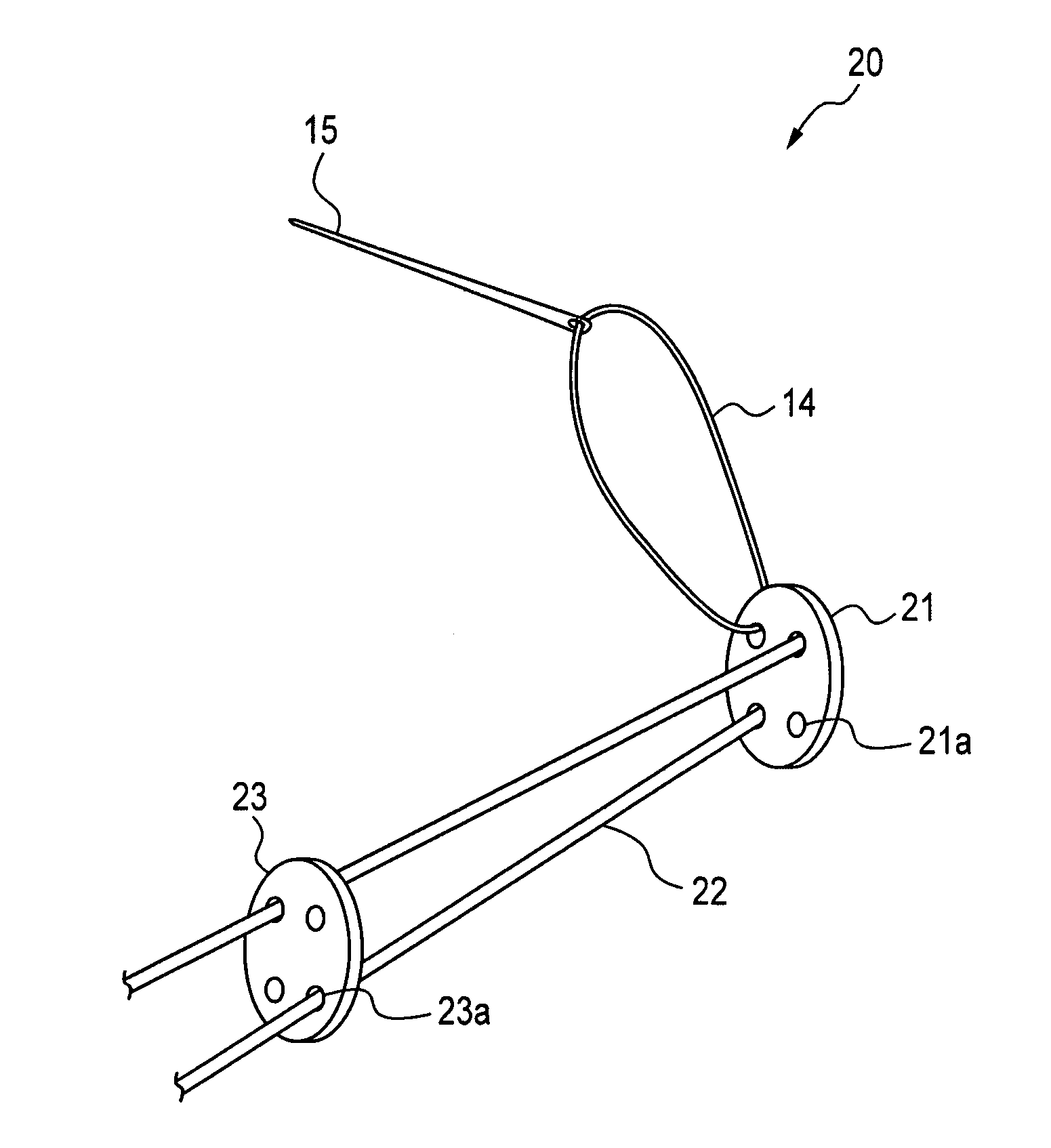 Method and suture-button construct for stabilization of cranial cruciate ligament deficient stifle