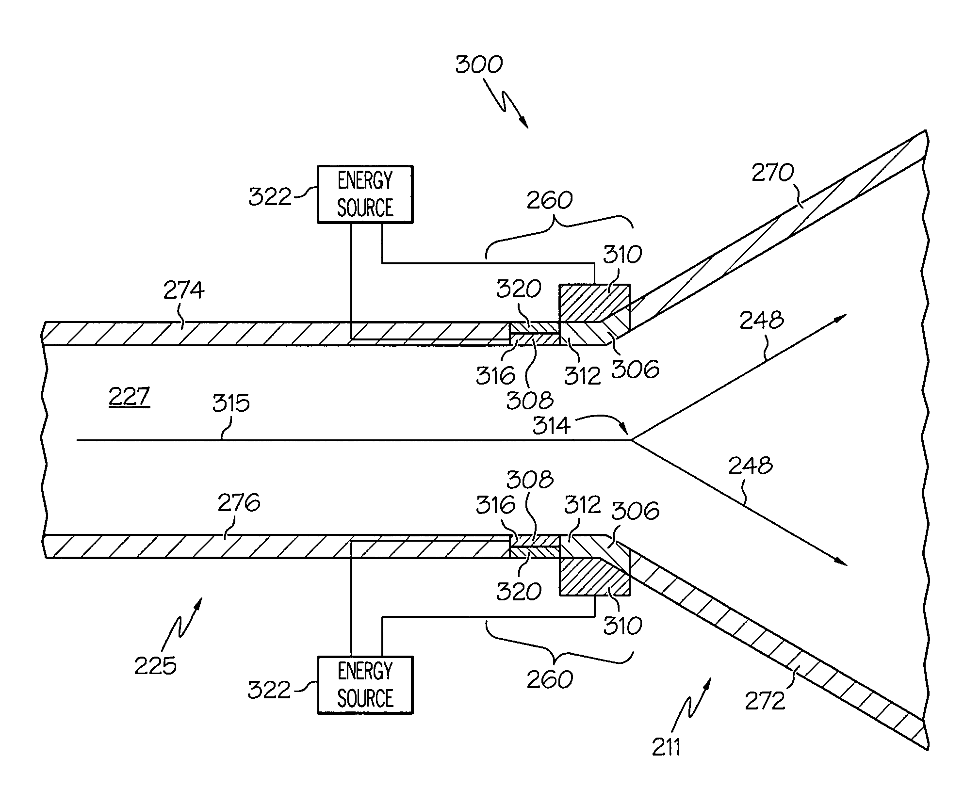 Plasma flow controlled diffuser system