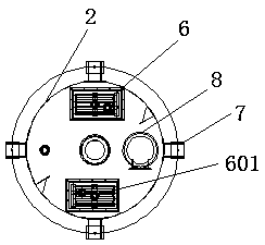 Reaction kettle built-in plate type heat exchanger convenient to install