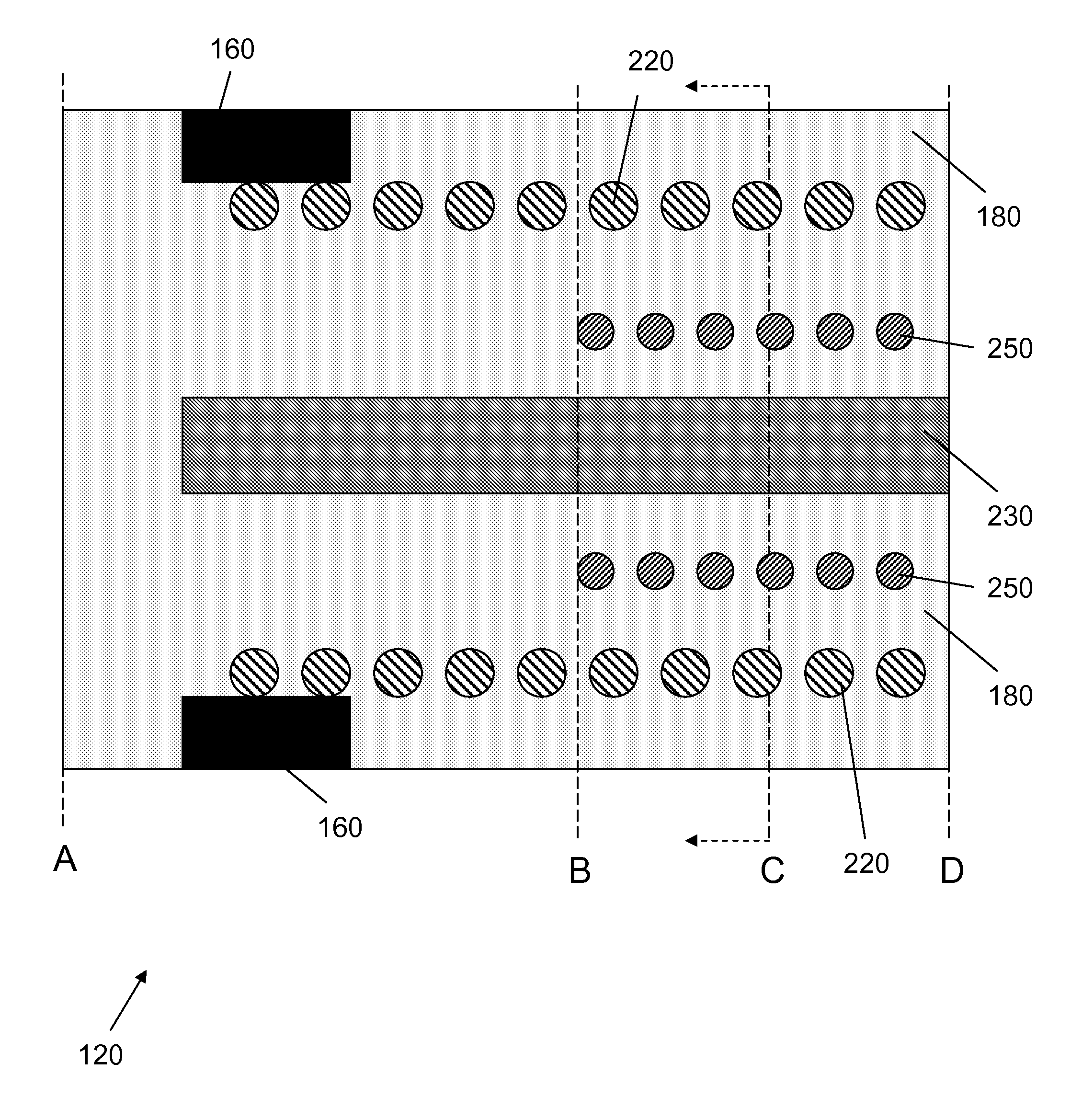 Lead having reinforcing member