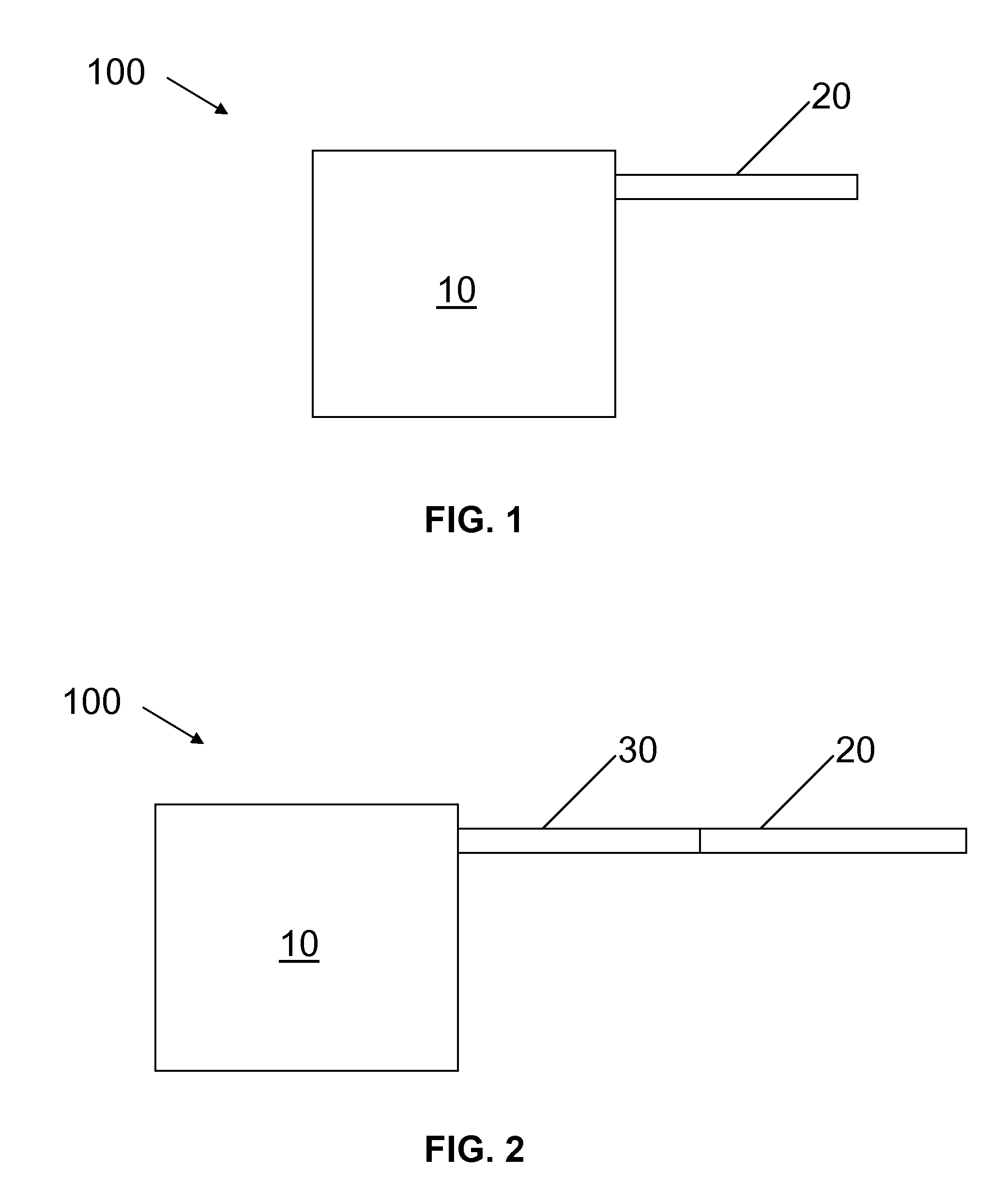 Lead having reinforcing member