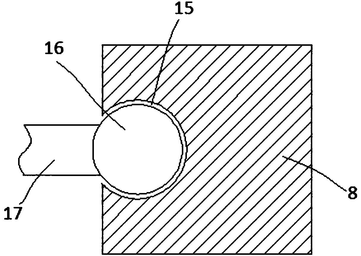 Anti-scratch self-cleaning type solar street lamp