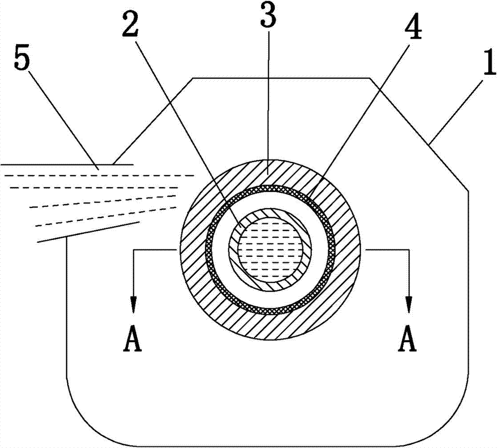 Centrifugal type non-contact wetting device of offset machine