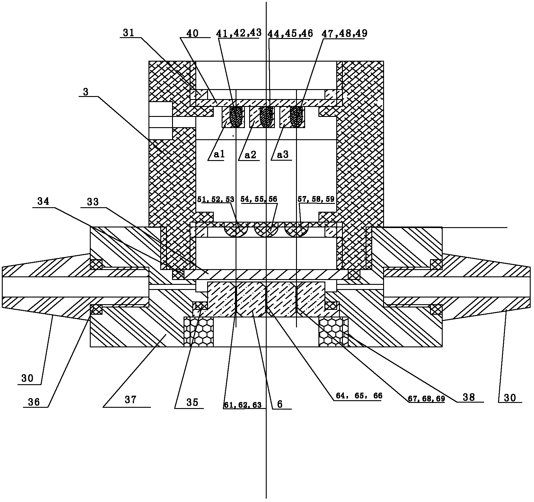 Array type water waveguide laser processing device