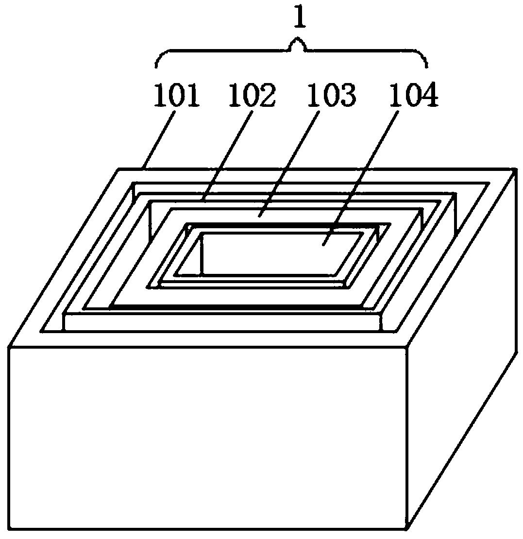 Food packaging bag with heat preservation structure