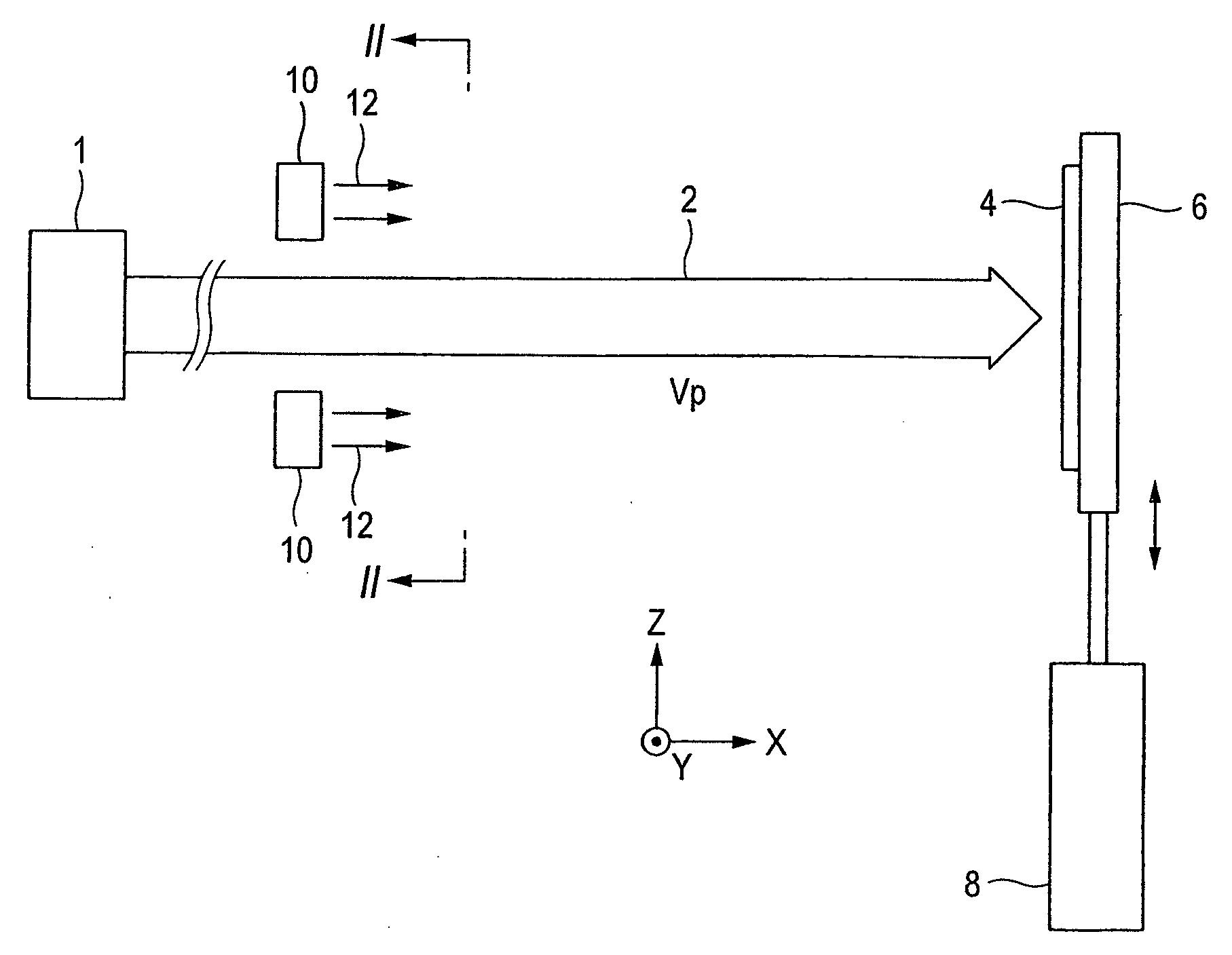 Ion beam irradiating apparatus, and method of producing semiconductor device