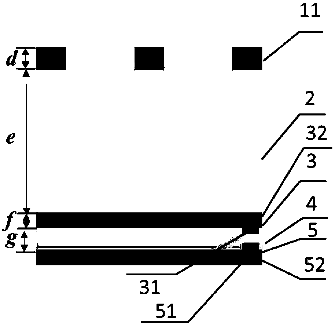 Frequency selective surface electromagnetic wave transmission amplitude modulator on basis of graphene