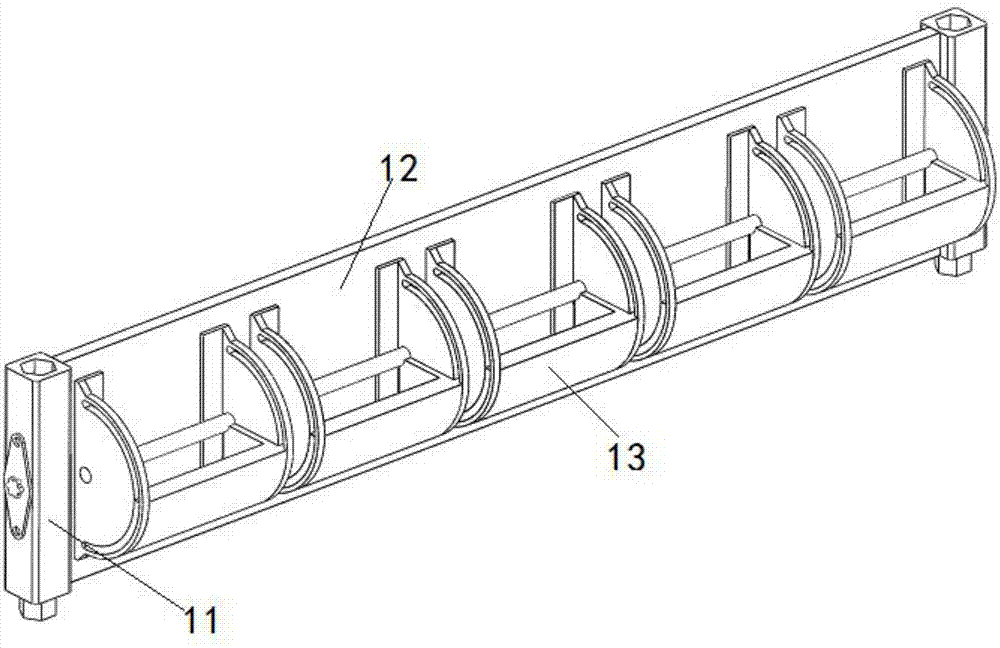 Generating set assembly tool storage rack