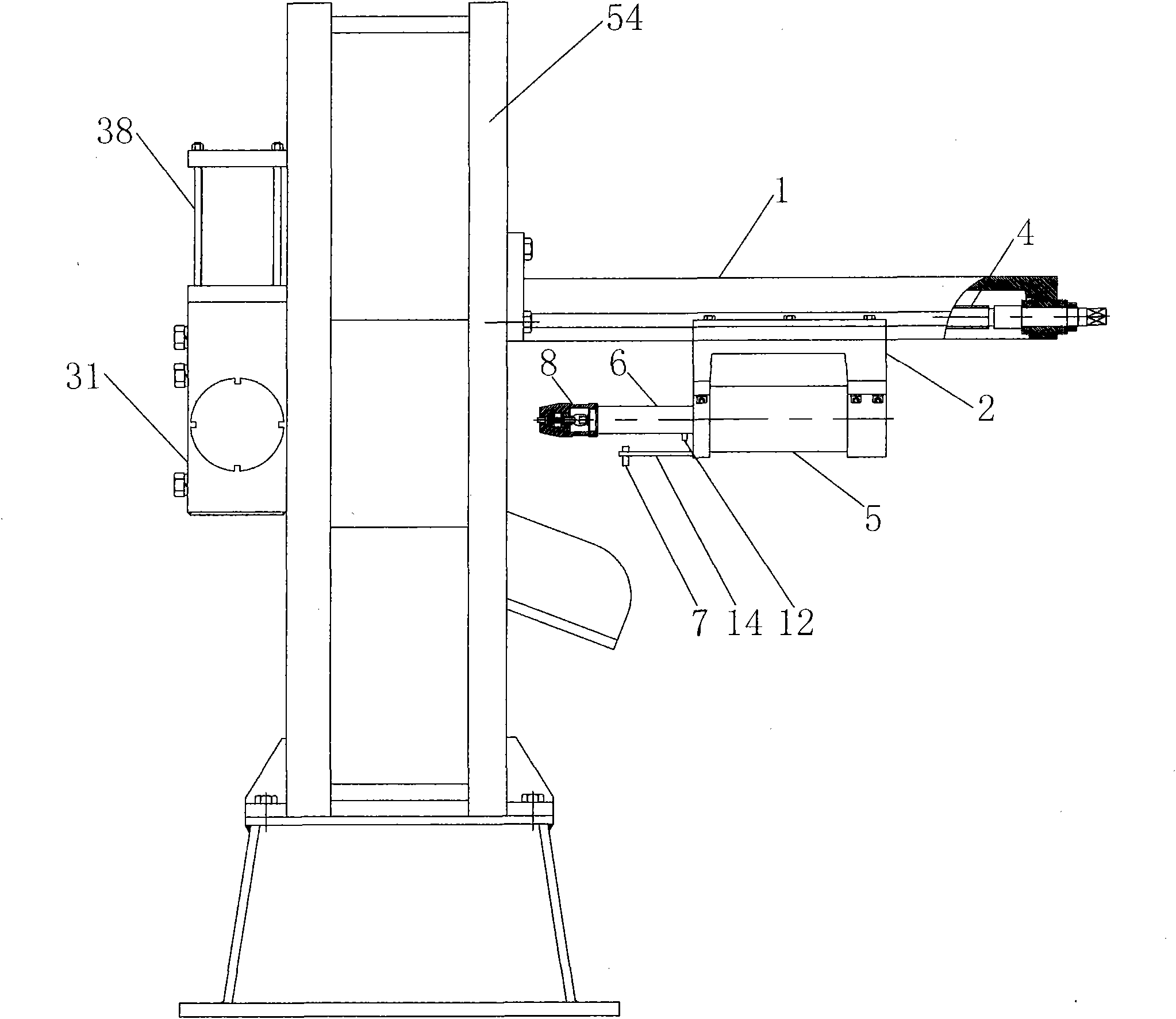 Round steel cutter