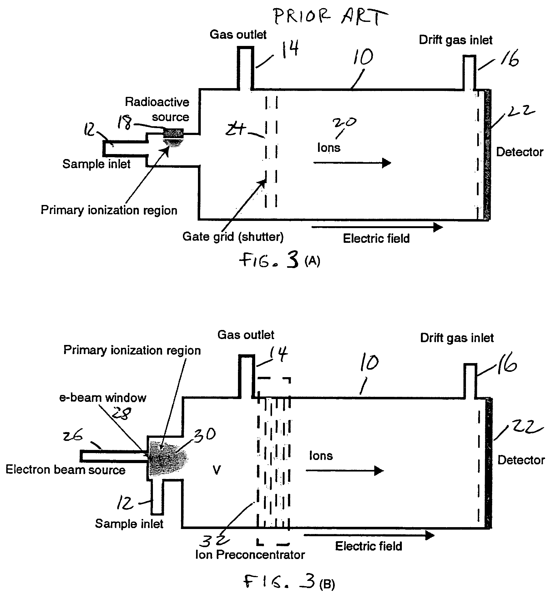 Plasma ion mobility spectrometer