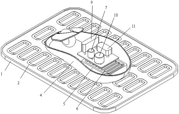 Wireless mouse device without battery