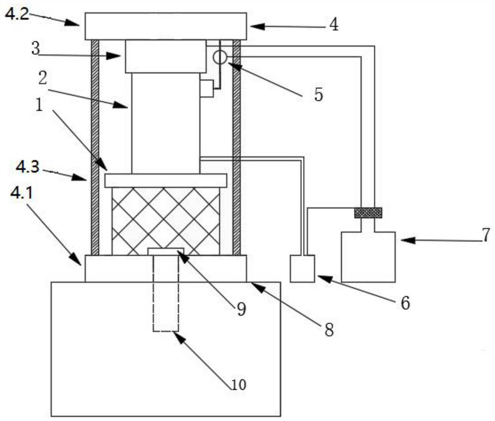 Experimental device for measuring pulling resistance of bolt