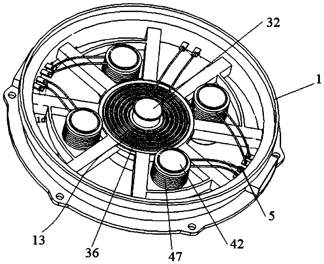 Loudspeaker driven by multiple paths of input