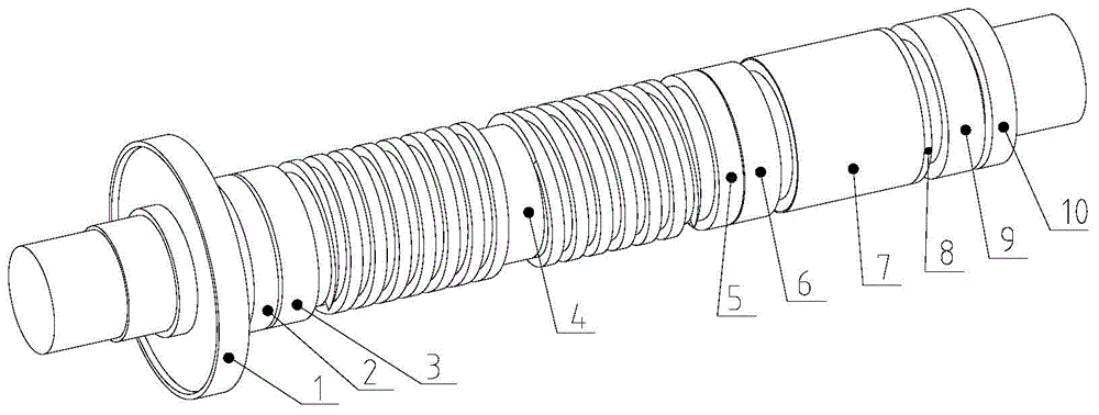 Magnetic levitation single shaft direct drive compressor