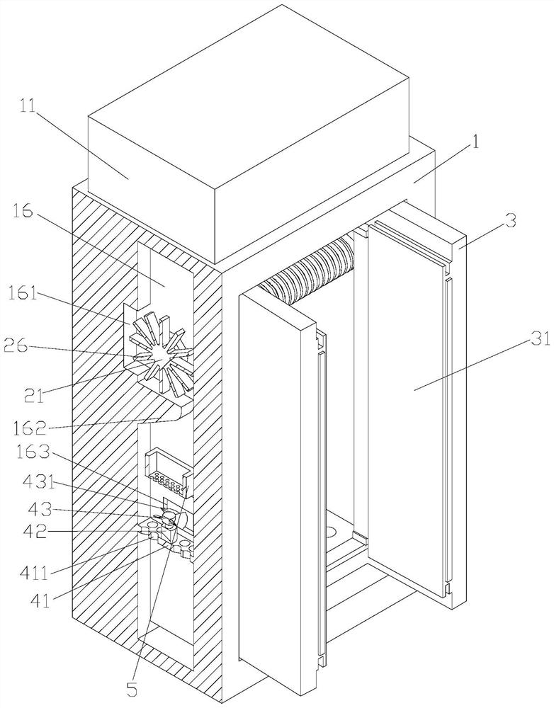 A moisture-proof disinfection wardrobe