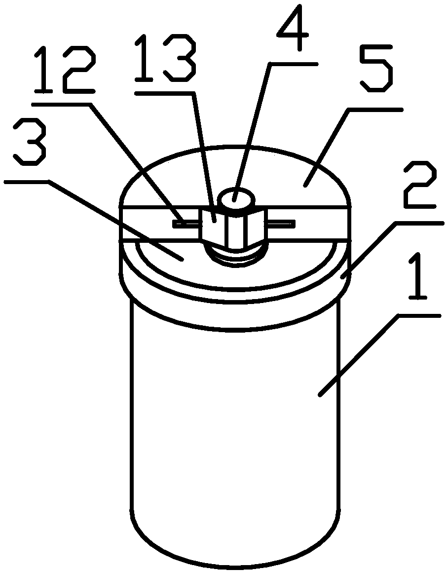 Rotating type opening and closing garbage storage device