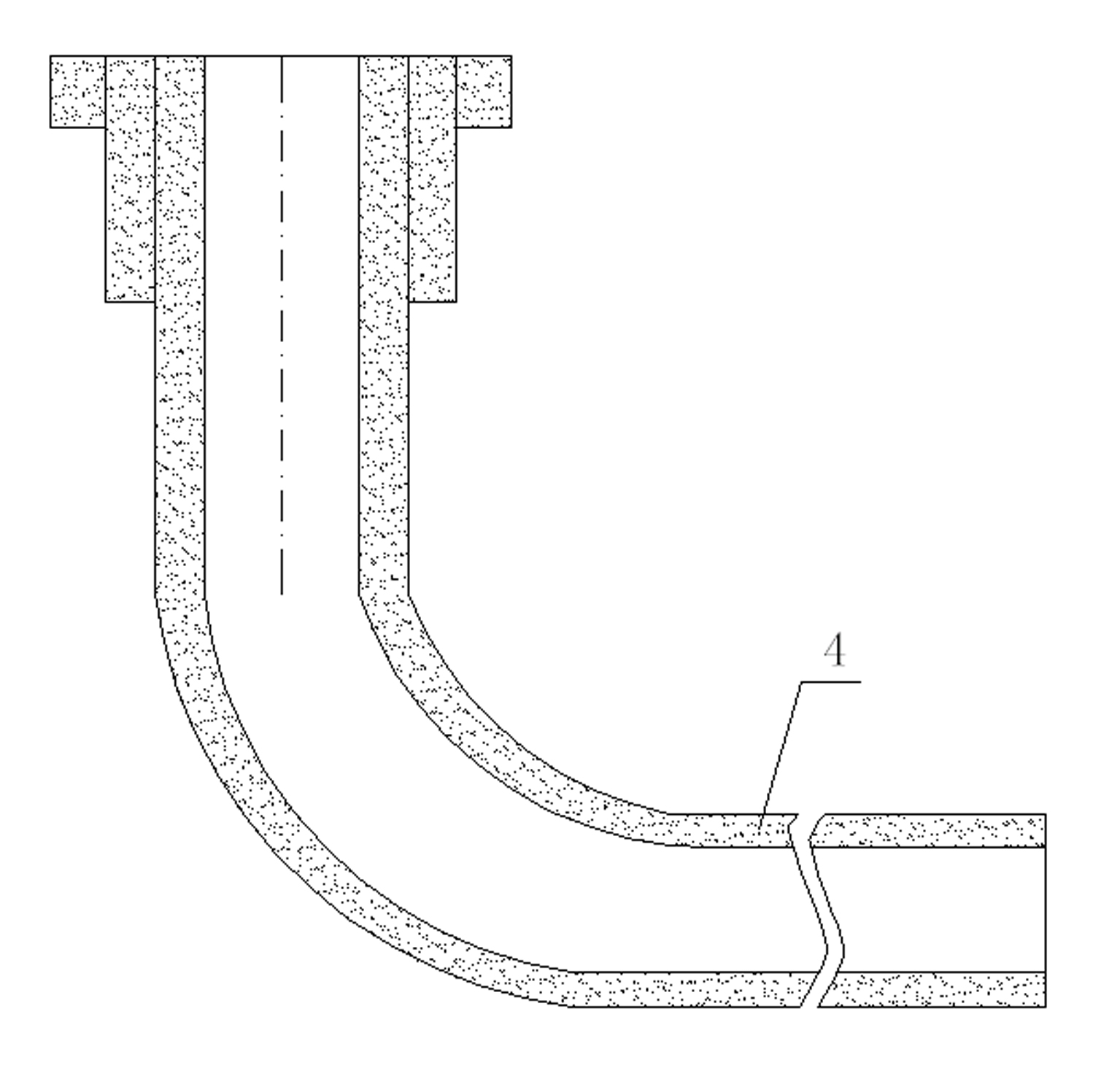 Method for extracting gas from bedding level fractured well of ground coal seam roof