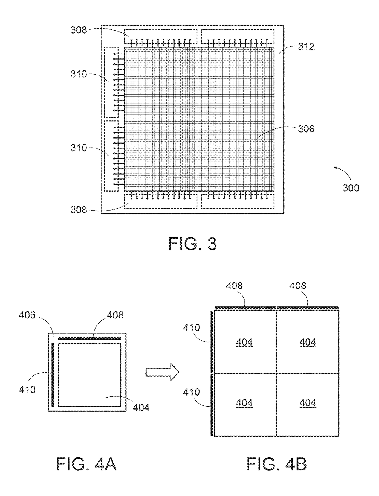 Large area display and method for making same