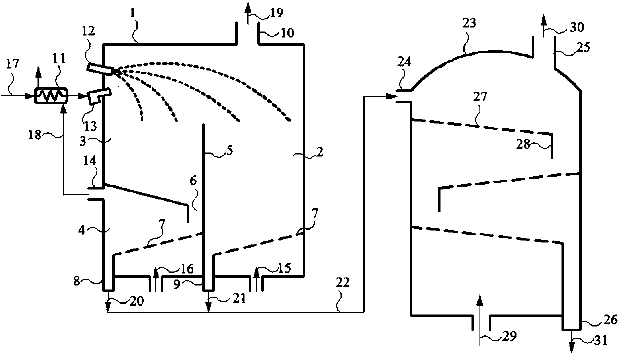 Heat energy recycling method and device for molten metallurgical slag