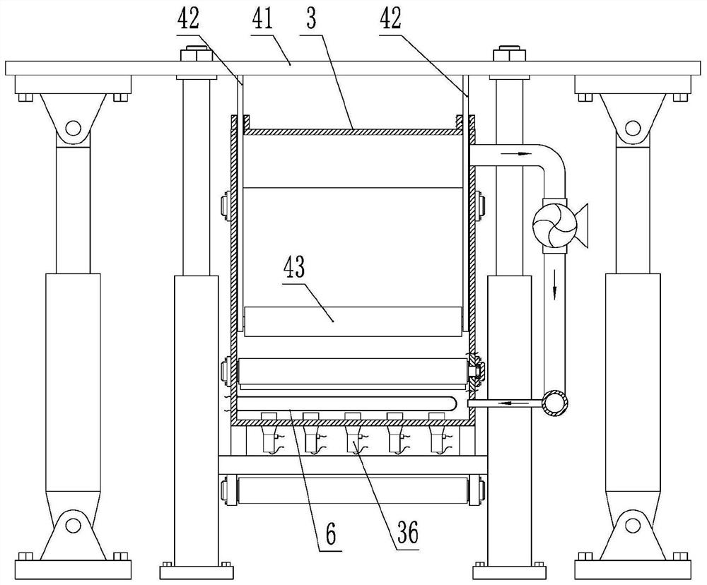 Extraction device for biopharmacy