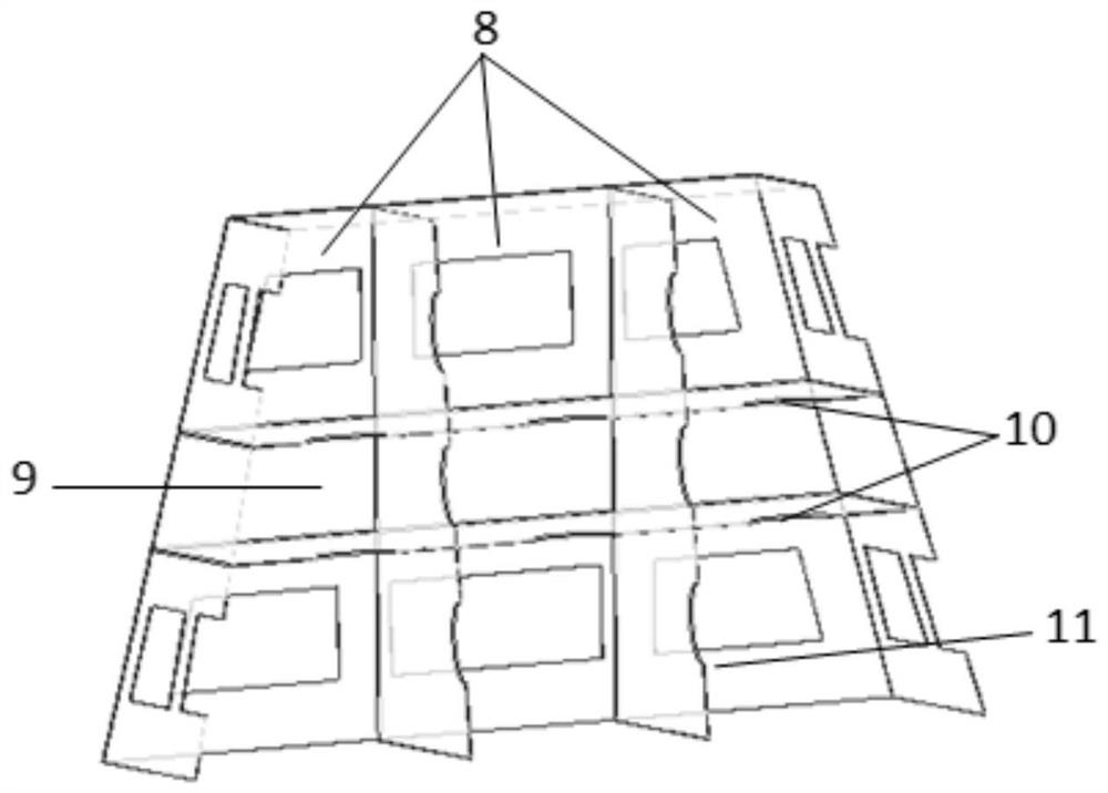 Multifunctional cabin combined artificial fish reef