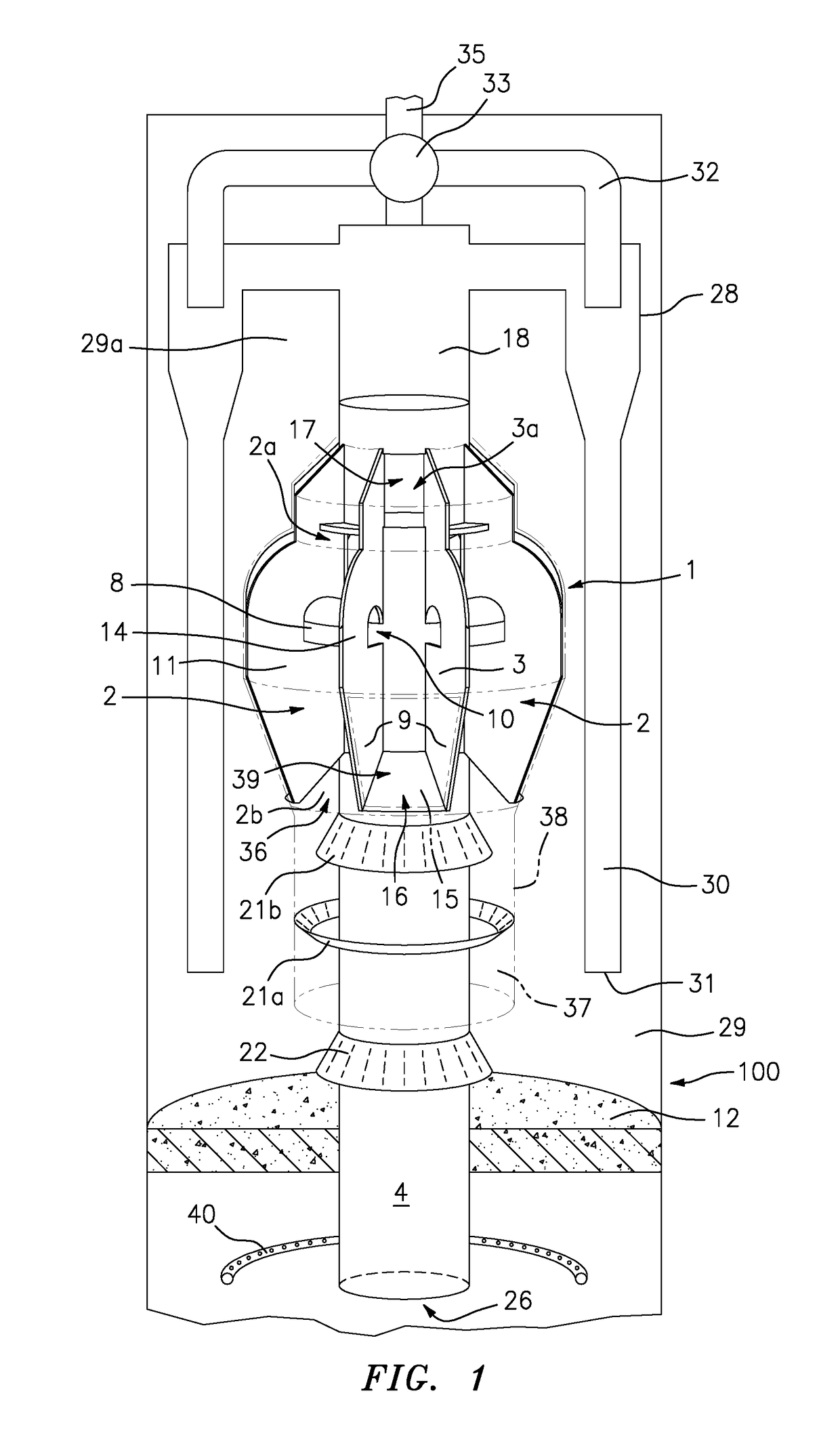 Riser separation system