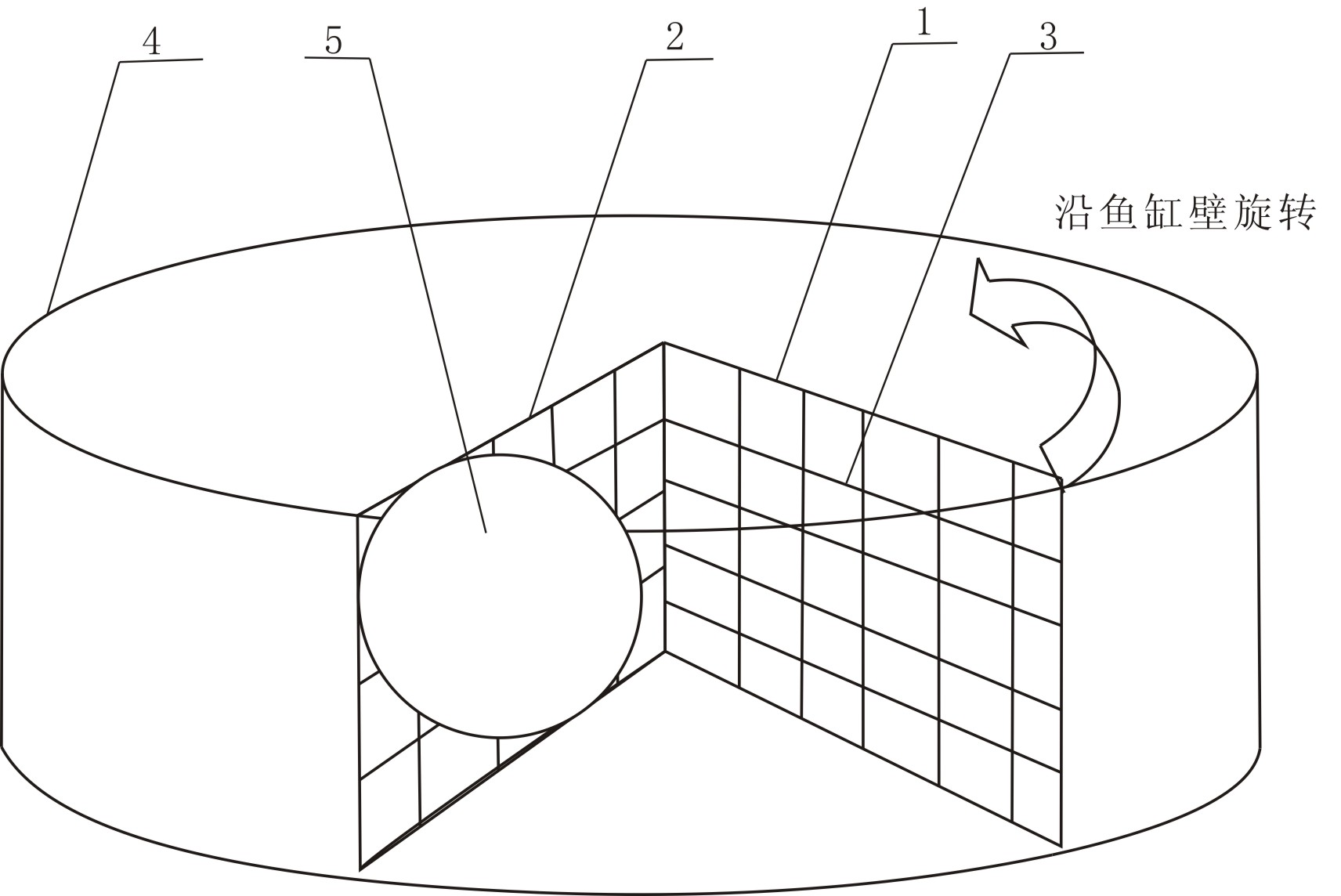 High-efficient harmless fishing device for fish tank